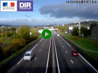 Caméra autoroute à Saint-Etienne (Les Littes) à hauteur du Ikea Saint-Etienne sur l'A72 en direction de Roanne