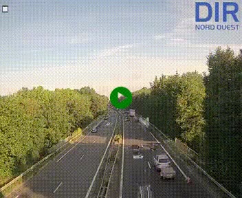Webcam sur le périphérique de Caen (N814) à l'est de la ville, à Mondeville hauteur de la sortie 2, Presqu'île-Rives de l'Orne, au bout de l'autoroute A13