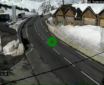Webcam Col du Puymorens sur N320, en direction de Pas de la Casa (Andorre)