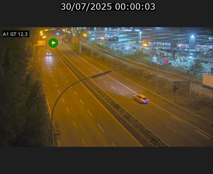 Traffic live webcam Luxembourg Senningerberg - A1 direction Allemagne - BK 12.3