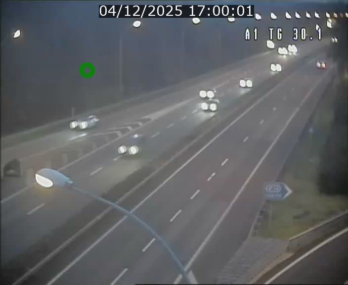 Traffic live webcam Luxembourg Grevenmacher - A1 direction Luxembourg - BK 30.1