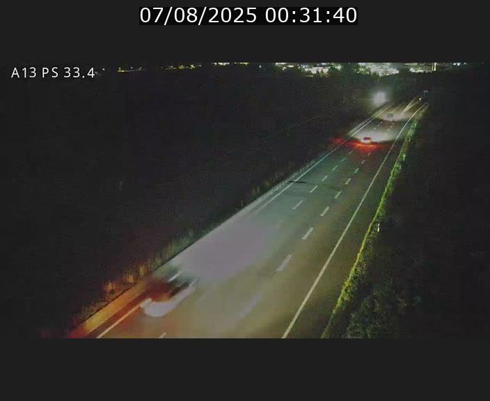 Webcam trafic sur A13 à hauteur de Mondorf-les-Bains en direction d'Altwies