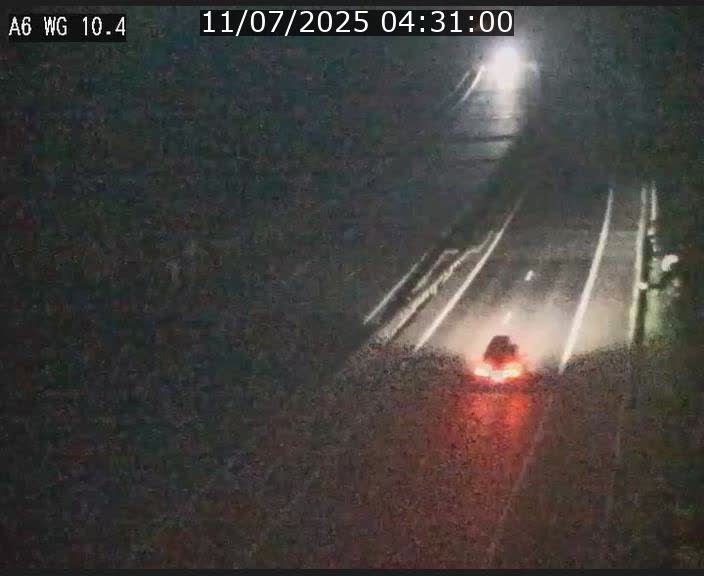 Traffic live webcam Luxembourg Mamer - A6 - BK 10.4 - direction Luxembourg/France/Allemagne