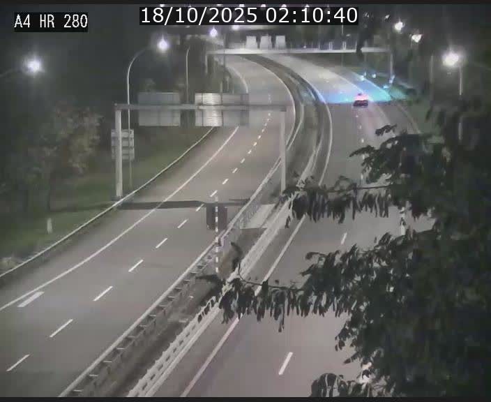Webcam traffic A4 Luxembourg - BK 0.2 - P+R Bouillon (direction Luxembourg)