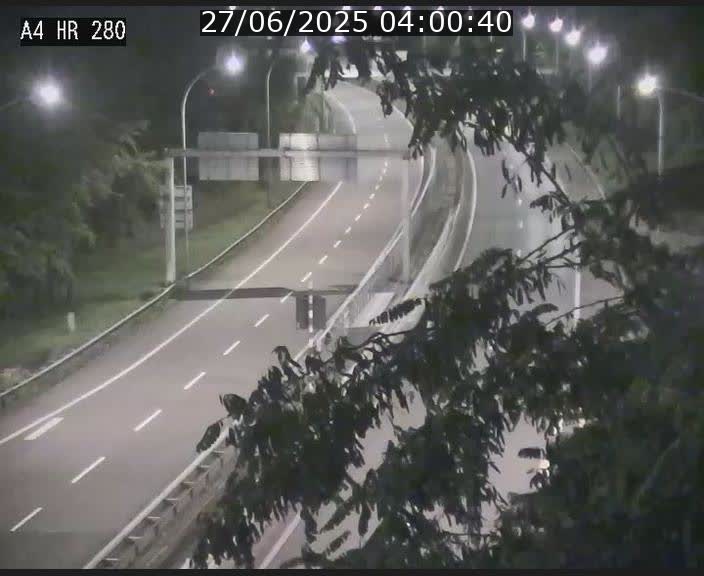 Webcam traffic A4 Luxembourg - BK 0.2 - P+R Bouillon (direction Luxembourg)