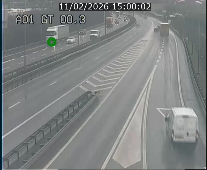 Traffic live webcam Luxembourg Croix de Gasperich - A1 direction Kirchberg - BK 0.3