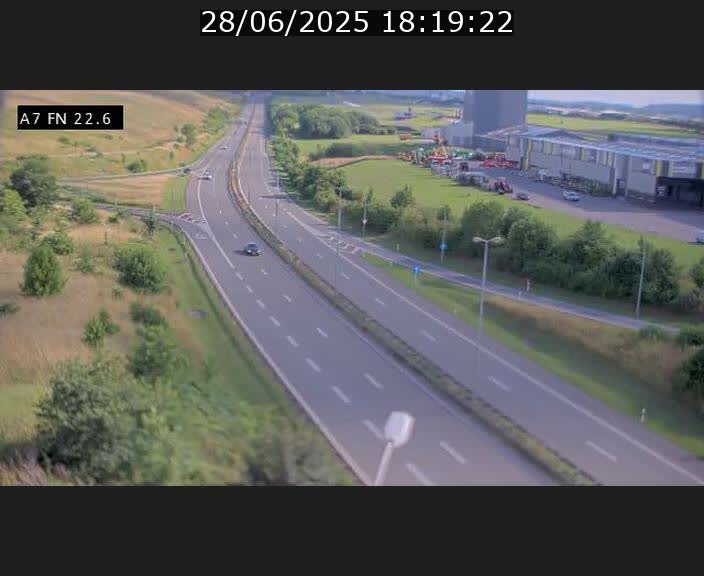 Caméra trafic Luxembourg - A7, Colmar-berg direction Mersch