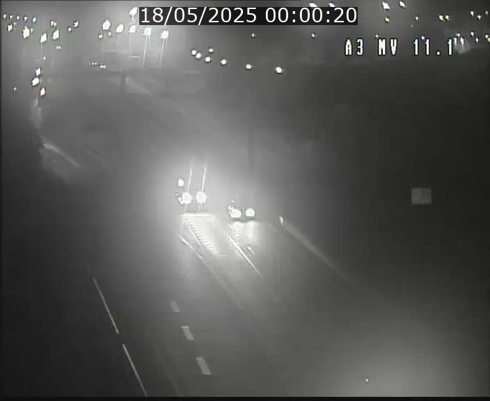 Traffic live webcam Luxembourg Croix de Bettembourg A3 - BK 11.1 - direction Luxembourg-ville