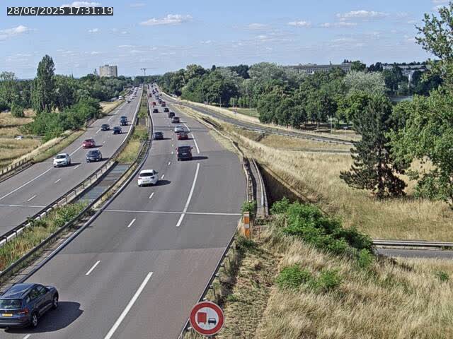 Caméra autoroute France - A31, Metz-centre direction Thionville