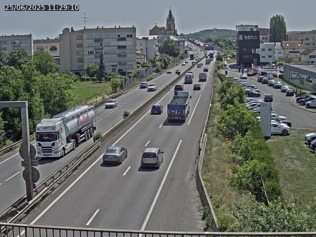 Caméra autoroute France - A31, Thionville direction Metz