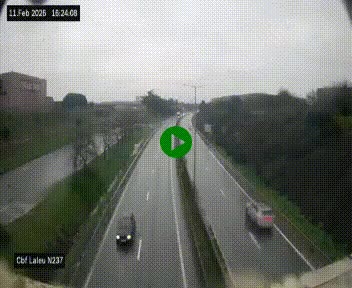 Webcam située à la Rochelle, à la fin de la N237 avant l'accès au péage du Pont de l'Île-de-Ré