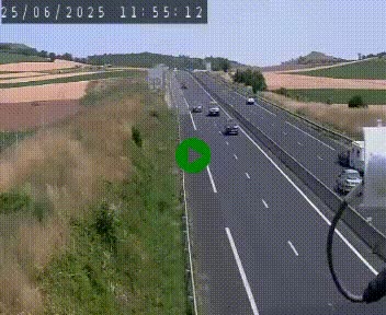 Caméra autoroute A75 à hauteur de Le Crest, en direction de Montpellier
