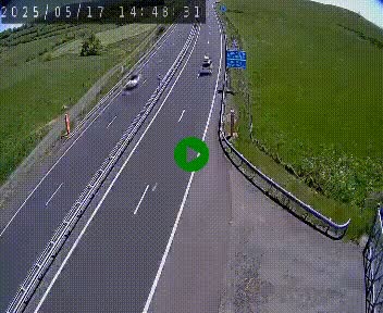 Caméra autoroute A75 à hauteur du col de la Fageole en direction de Clermont-Ferrand