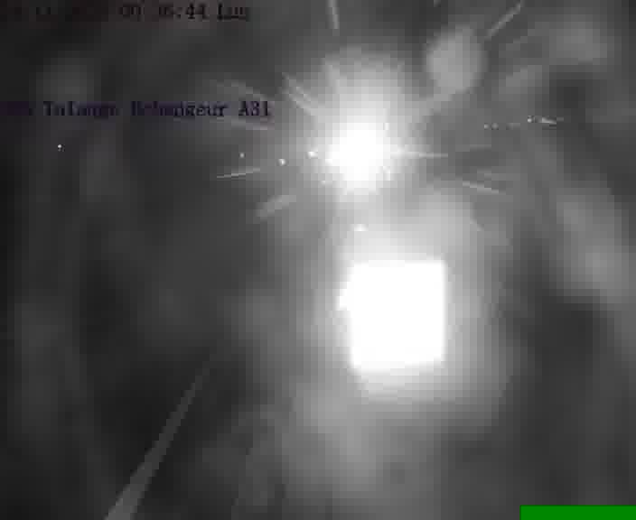 Webcam sur la D55 à Talange au niveau du pont surplombant l'A31 (sens droite-gauche vers Luxembourg). Vue orientée vers Ay-sur-Moselle.