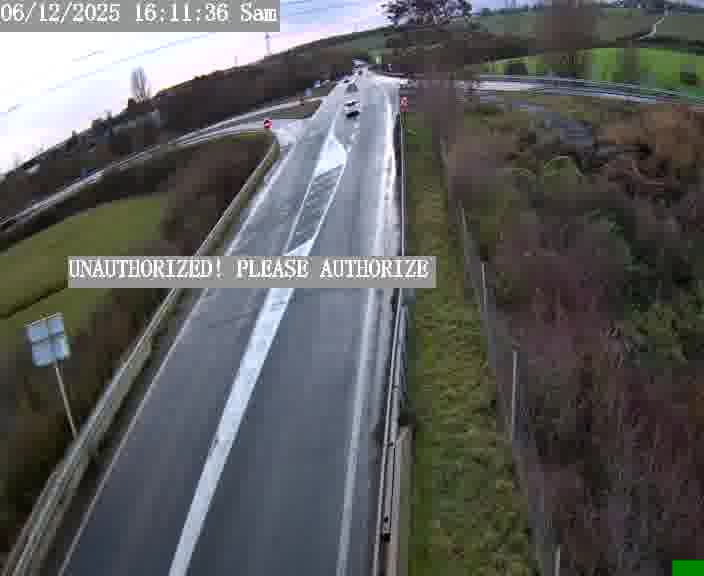 Point de vue trafic déployé sur D181a (France) à Sainte Marie aux Chênes, regardant vers Homecourt, aidant conducteurs et services à anticiper les flux.
