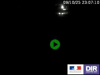 Webcam routière sur la RN7 à hauteur de Toulon-sur-Allier, entre Moulins et Vichy