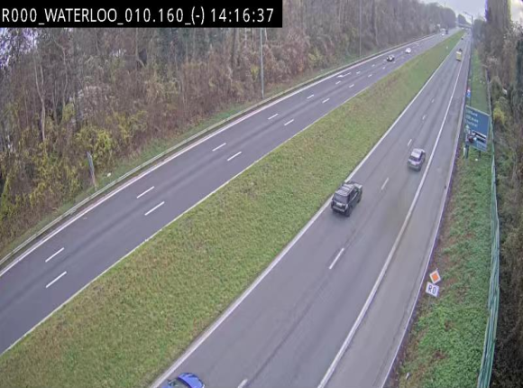 Webcam autoroute Belgique - Waterloo - R0 (ring de Bruxelles) - BK 12.3