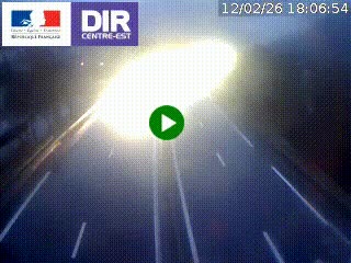 Caméra sur la Nationale 90 (N90) à La Léchère, en direction et à proximité d'Albertville