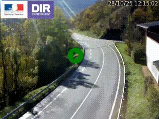 Caméra trafic sur la N90 à Bourg-Saint-Maurice, en provenance d'Aoste et en direction d'Albertville