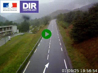 Web cam sur la N90 à Aime, en provenance de Bourg-Saint-Maurice et en direction d'Albertville