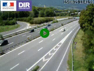 Caméra routière à hauteur de la sortie 15 Chambéry-centre au PK 4,103 en direction d'Albertville