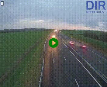Webcam sur A84 à hauteur de l'échangeur de Poilley avec la N175, au sud d'Avranches