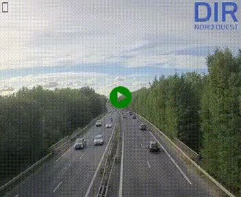 Webcam sur le périphérique de Caen (N814) à l'est de la ville, à Mondeville hauteur de la sortie 2, Presqu'île-Rives de l'Orne, au bout de l'autoroute A13