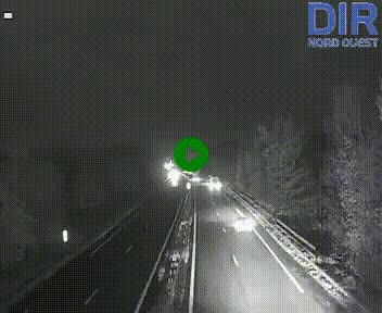 Webcam sur le périphérique de Caen (N814) à l'est de la ville, à Mondeville hauteur de la sortie 2, Presqu'île-Rives de l'Orne, au bout de l'autoroute A13