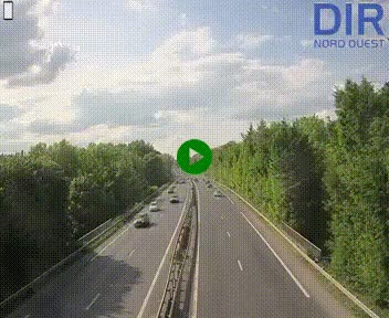 Webcam sur le périphérique de Caen (N814) à l'est de la ville, à Mondeville hauteur de la sortie 2, Presqu'île-Rives de l'Orne, au bout de l'autoroute A13