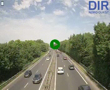 Webcam sur le périphérique de Caen (N814) à l'est de la ville, à Mondeville hauteur de la sortie 2, Presqu'île-Rives de l'Orne, au bout de l'autoroute A13