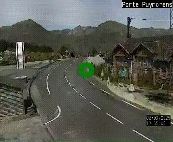 Webcam Col du Puymorens sur N320, en direction de Pas de la Casa (Andorre)