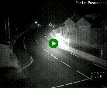 Webcam Col du Puymorens sur N320, en direction de Pas de la Casa (Andorre)