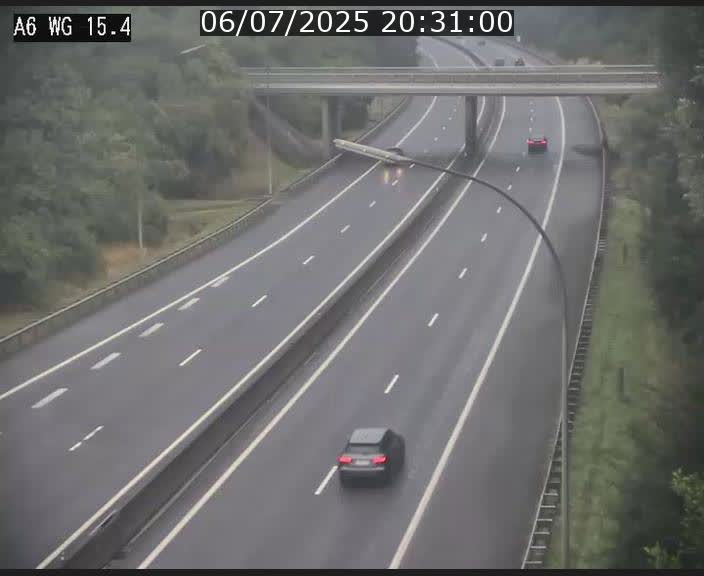 Traffic live webcam Luxembourg Capellen - A6 - BK 15.4 - direction Luxembourg/France/Allemagne
