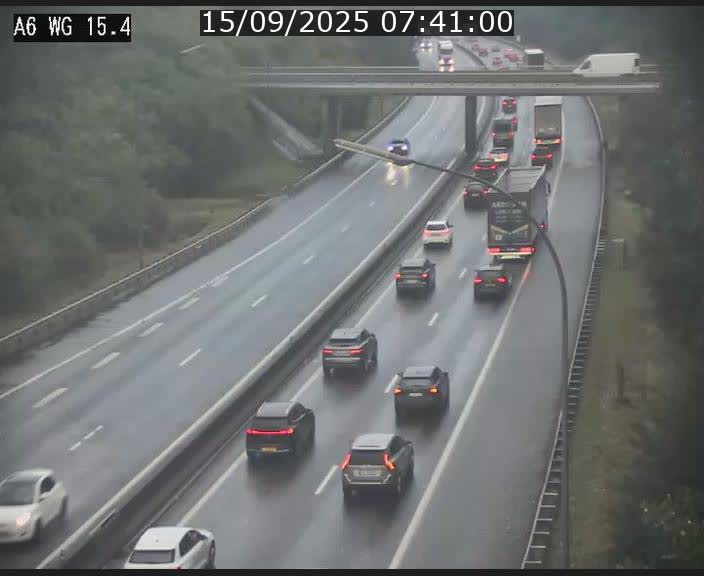 Traffic live webcam Luxembourg Capellen - A6 - BK 15.4 - direction Luxembourg/France/Allemagne