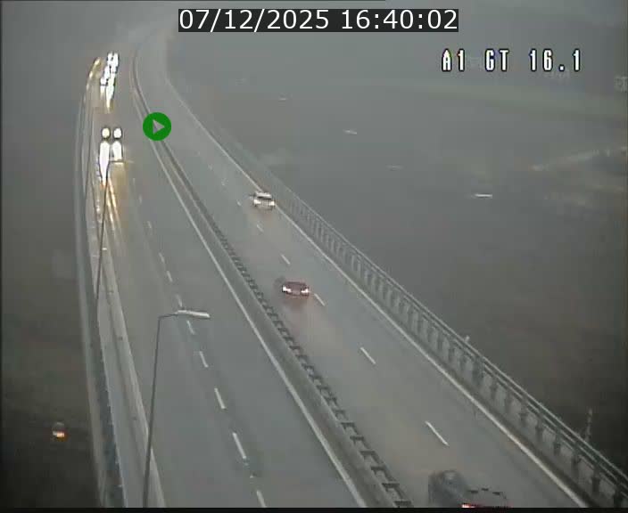 Traffic live webcam Luxembourg Niederanven - A1 direction Allemagne - BK 16.1