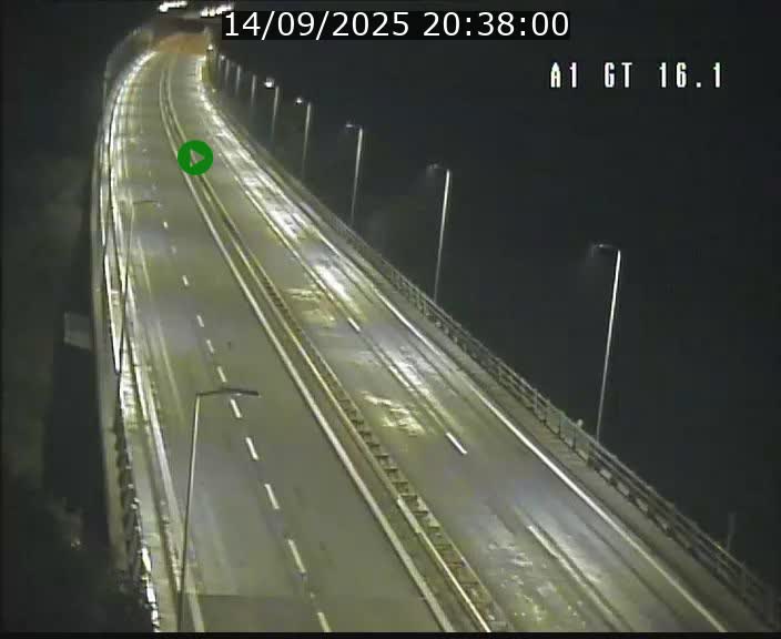 Traffic live webcam Luxembourg Niederanven - A1 direction Allemagne - BK 16.1