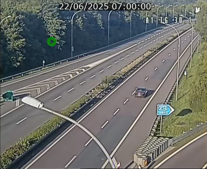 Traffic live webcam Luxembourg Grevenmacher - A1 direction Luxembourg - BK 30.1