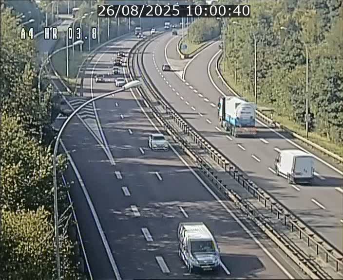 Webcam traffic A4 Luxembourg - BK 3.8 - Leudelange (direction Esch sur Alzette)