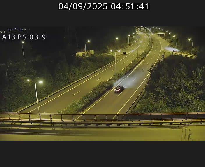 Traffic live webcam Luxembourg Differdange - A13 direction Esch-sur-Alzette - BK 3.9