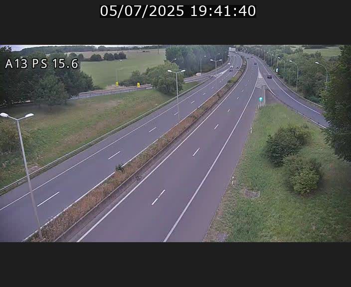 Traffic live webcam Luxembourg Kayl - A13 direction Dudelange - BK 15.6