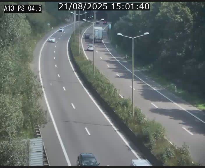 Traffic live webcam Luxembourg Differdange - A13 direction Esch-sur-Alzette - BK 4.5