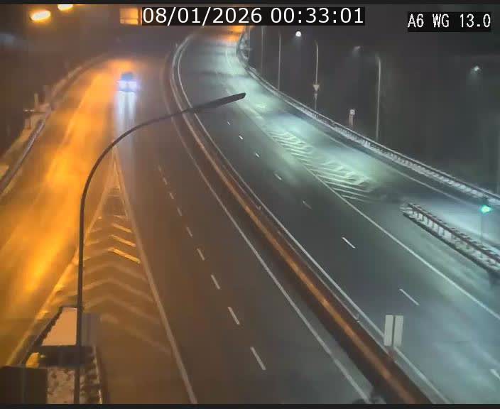 Traffic live webcam Luxembourg Mamer - A6 - BK 13 - direction Luxembourg/France/Allemagne
