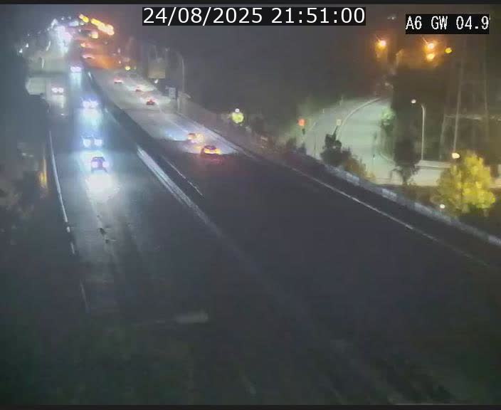 Traffic live webcam Luxembourg Croix de Cessange - A6 - BK 4.9 - direction Belgique