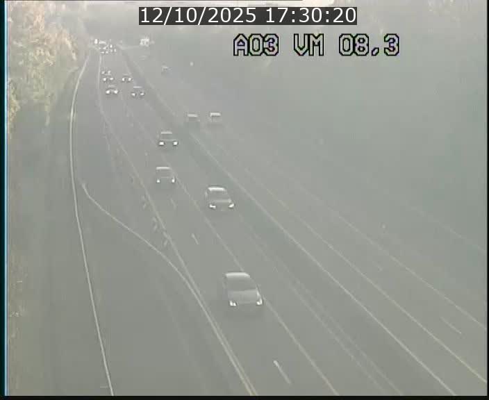 Traffic live webcam Luxembourg Bettembourg - A3 - BK 8.3 - direction France