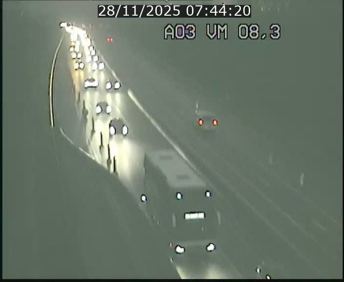 Traffic live webcam Luxembourg Bettembourg - A3 - BK 8.3 - direction France