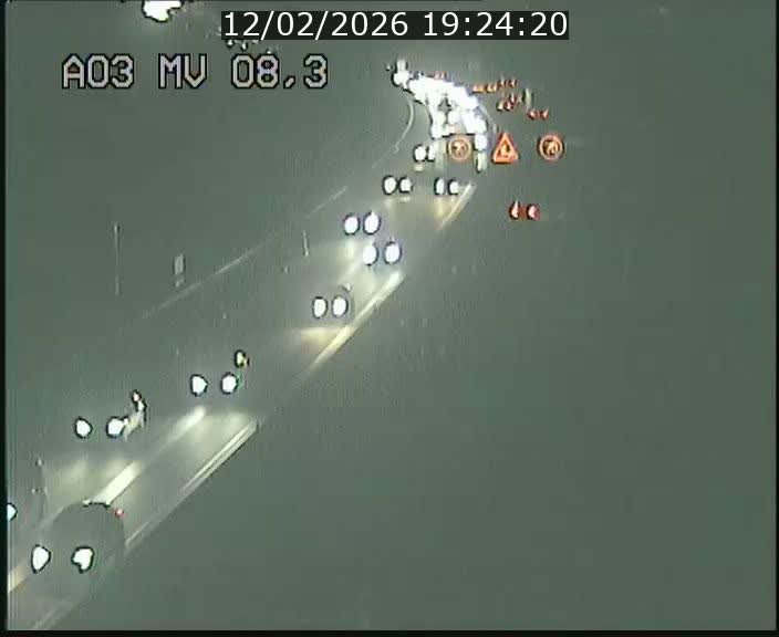 Webcam Autoroute après la Croix de Bettembourg en direction de Luxembourg sur l'A3