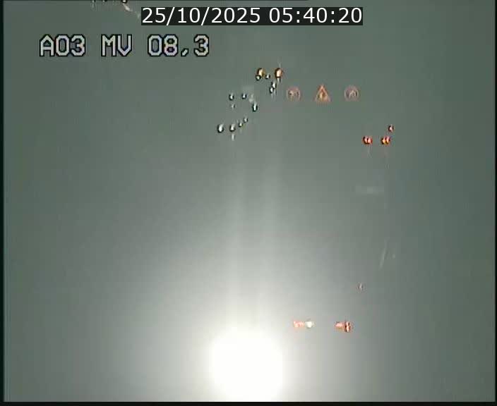 Webcam Autoroute après la Croix de Bettembourg en direction de Luxembourg sur l'A3