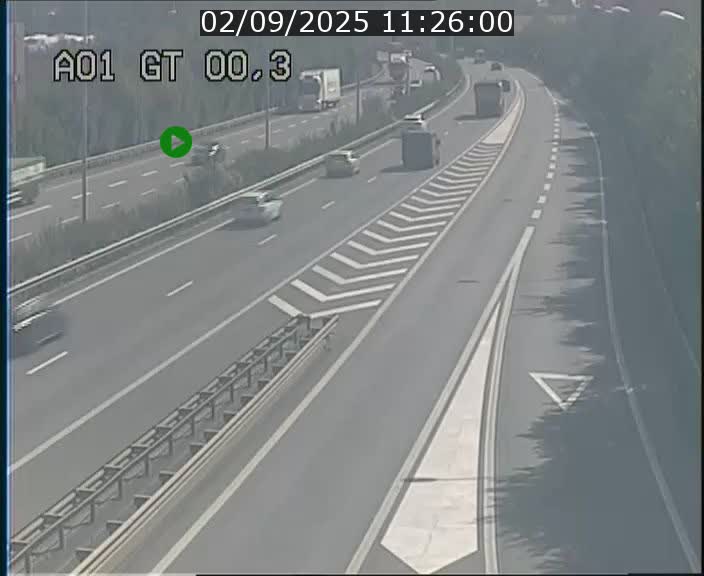 Traffic live webcam Luxembourg Croix de Gasperich - A1 direction Kirchberg - BK 0.3
