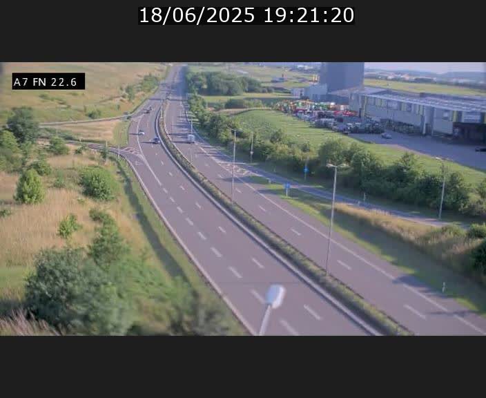 Caméra trafic Luxembourg - A7, Colmar-berg direction Mersch