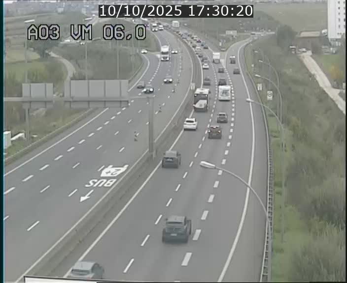 Traffic live webcam Luxembourg Aire de Berchem - A3 - BK 6 - direction France